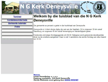Tablet Screenshot of deneysville.ng.org.za