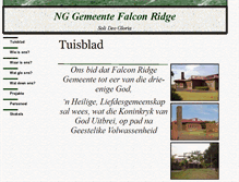 Tablet Screenshot of falconridge.ng.org.za
